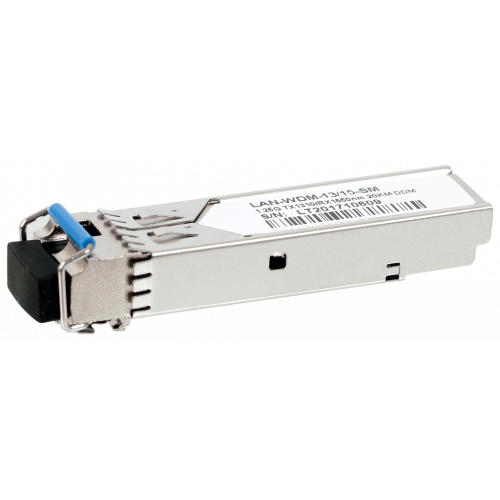 Модуль SFP WDM 1.25G, 1310nm / 1550nm, 20 km, LC, DDM, Cisco